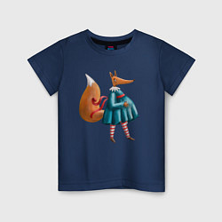 Детская футболка Беременная лисица