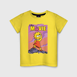 Детская футболка Lisa Simpson смотрит в даль - movie