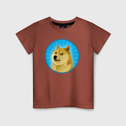 Детская футболка Знак пёсика Доге