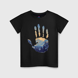 Детская футболка Отпечаток ладони Кратоса
