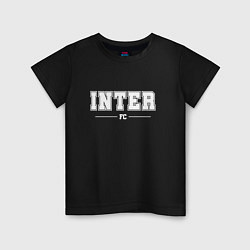 Детская футболка Inter football club классика