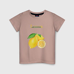 Детская футболка Lemon лимон