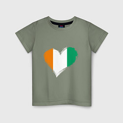 Детская футболка Сердце - Ирландия