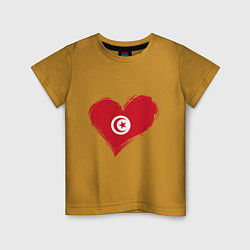 Детская футболка Сердце - Тунис