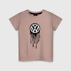 Детская футболка Volkswagen - art logo