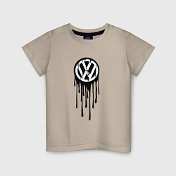 Детская футболка Volkswagen - art logo