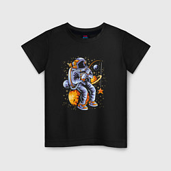 Детская футболка Космическая рыбалка