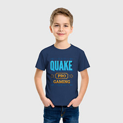 Футболка хлопковая детская Игра Quake pro gaming, цвет: тёмно-синий — фото 2