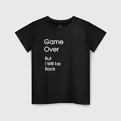 Детская футболка Game Over?