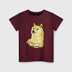 Детская футболка Пёс Доге отдыхает