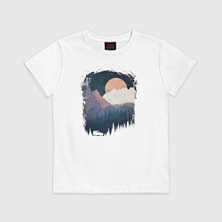 Детская футболка Бездорожье и горы