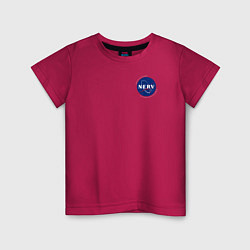 Детская футболка NASA NERV Evangelion - little logo