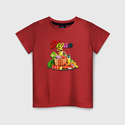 Детская футболка Вегетарианский набор