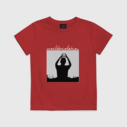 Футболка хлопковая детская World Violation Tour Depeche Mode, цвет: красный