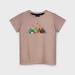 Детская футболка Внутри гор