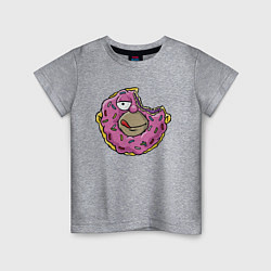 Детская футболка Гомер Симпсон - пончик