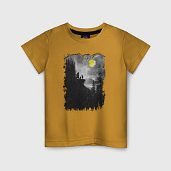 Детская футболка Воем на луну