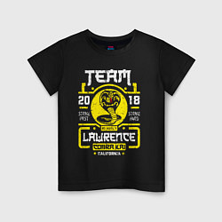 Детская футболка Cobra Kai team Lawrence