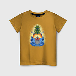 Детская футболка Акула - лето