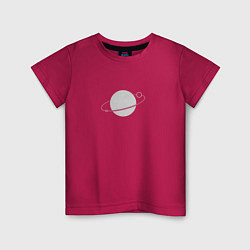 Детская футболка Планета минимализм