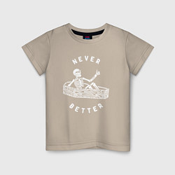 Детская футболка Never better art