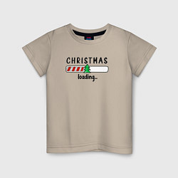 Детская футболка Рождественская шкала загрузки