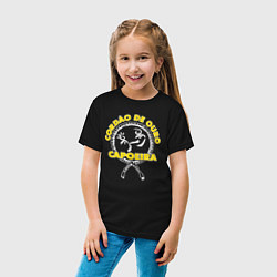 Футболка хлопковая детская Capoeira - Cordao de ouro, цвет: черный — фото 2