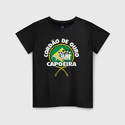 Детская футболка Capoeira - Cordao de ouro flag of Brazil