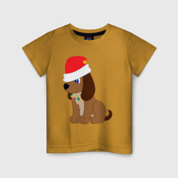 Детская футболка Праздничный пёсик