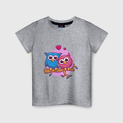 Детская футболка Влюблённые Совы