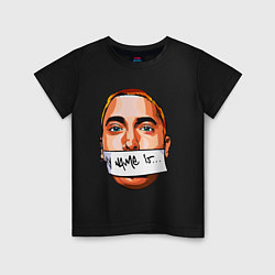 Детская футболка My name is - Eminem
