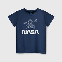 Детская футболка Nasa - космонавт
