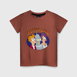 Детская футболка Fry Bender Leela
