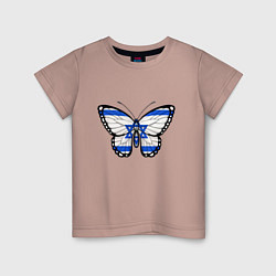 Детская футболка Бабочка - Израиль