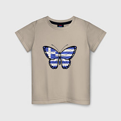 Детская футболка Бабочка - Греция