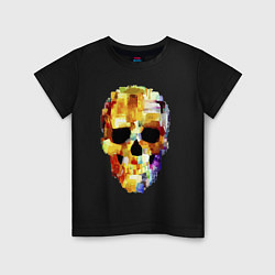 Детская футболка Color skull - sketch