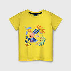 Детская футболка Зайчик в скандинавском стиле