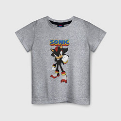 Детская футболка Ёж Шэдоу - Соник - видеоигра - fist