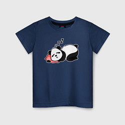 Детская футболка Дрыхнущая панда