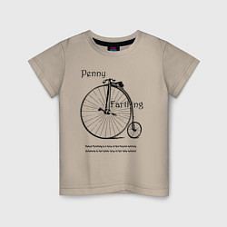 Детская футболка Пенни-фартинг