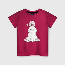 Детская футболка Милый кролик-символ года