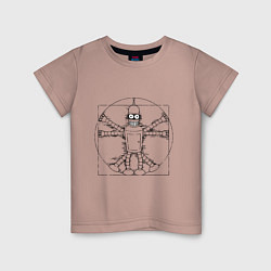 Детская футболка Vitruvian Bender