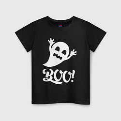 Детская футболка Забавный призрак - BOO! Halloween