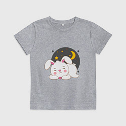 Детская футболка Спящий Зайка