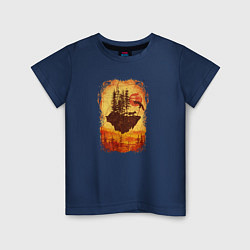 Детская футболка Лисий Остров в Небесах