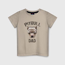 Детская футболка Pitbull dad
