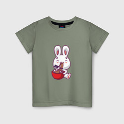 Детская футболка Eating Rabbit