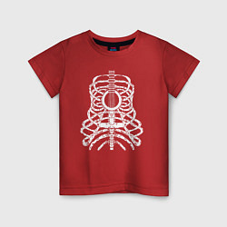 Детская футболка Гитара-скелет