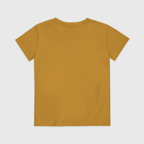 Детская футболка Нанати арт / Горчичный – фото 2