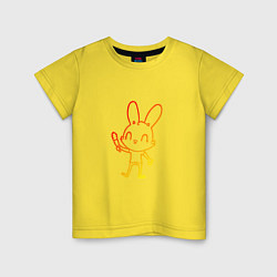 Детская футболка Солнечный кролик